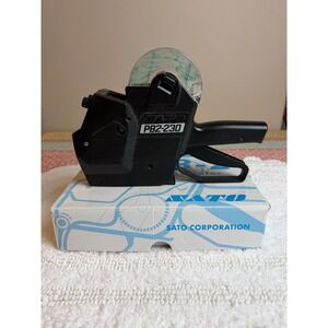 SATO PB2 230 Hand Labeler Price Gun Black Retail Inventory Supplies Business